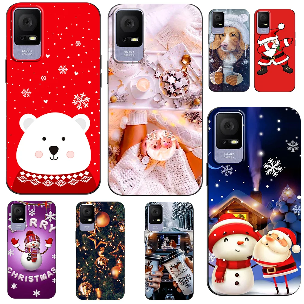 Чехол для TCL 405 406 408 чехол задняя крышка телефона Защитная мягкая силиконовая