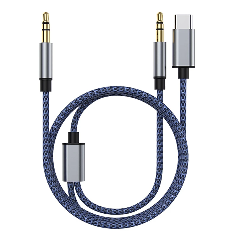 

Hot TTKK 3.5mm Aux Cable Type-C Audio Cable for Xiaomi /Huawei /Pc /Headset /Car Speaker