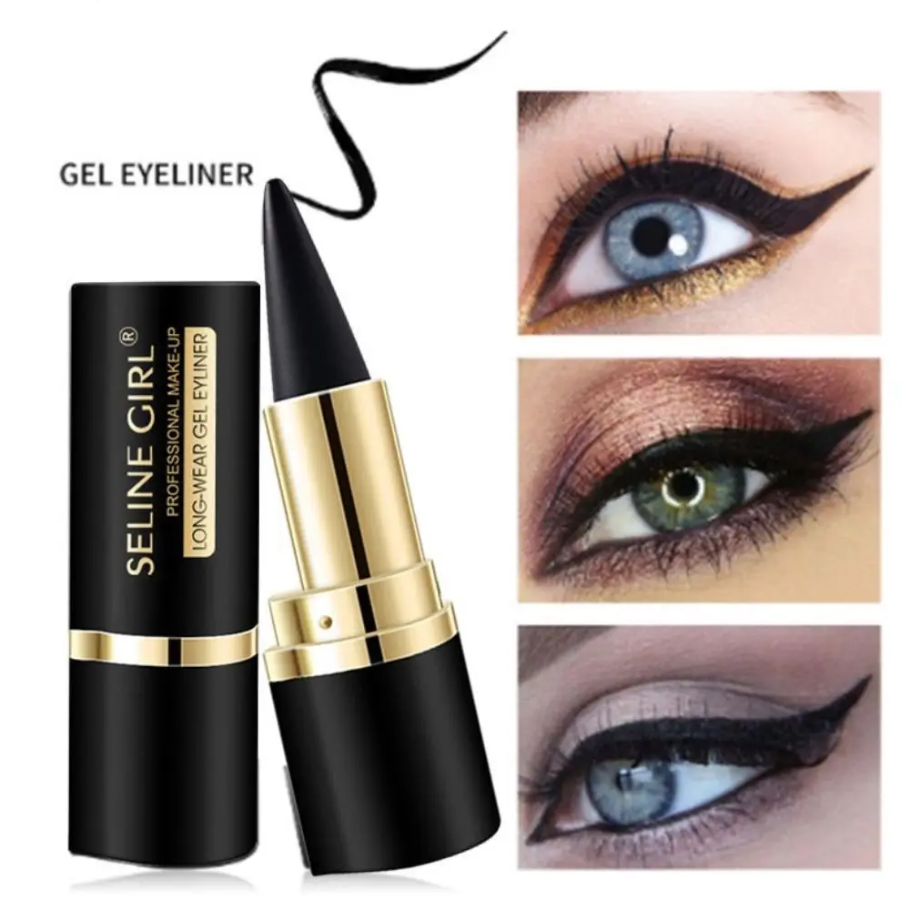 

Makeup Solid Eyeliner Waterproof Fast-drying Natural Powerful Eyeliner Single Tip Black Non-fainting Eyeliner