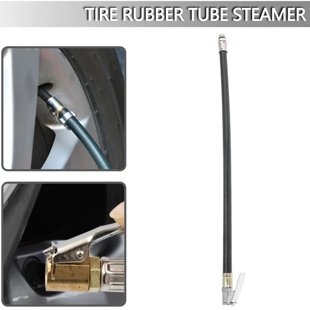 

Air Tire Pressure Filler Self-locking Chuck Inflator Car Gauge Compressor Hose Automobile Tire Extension Tube Accessories