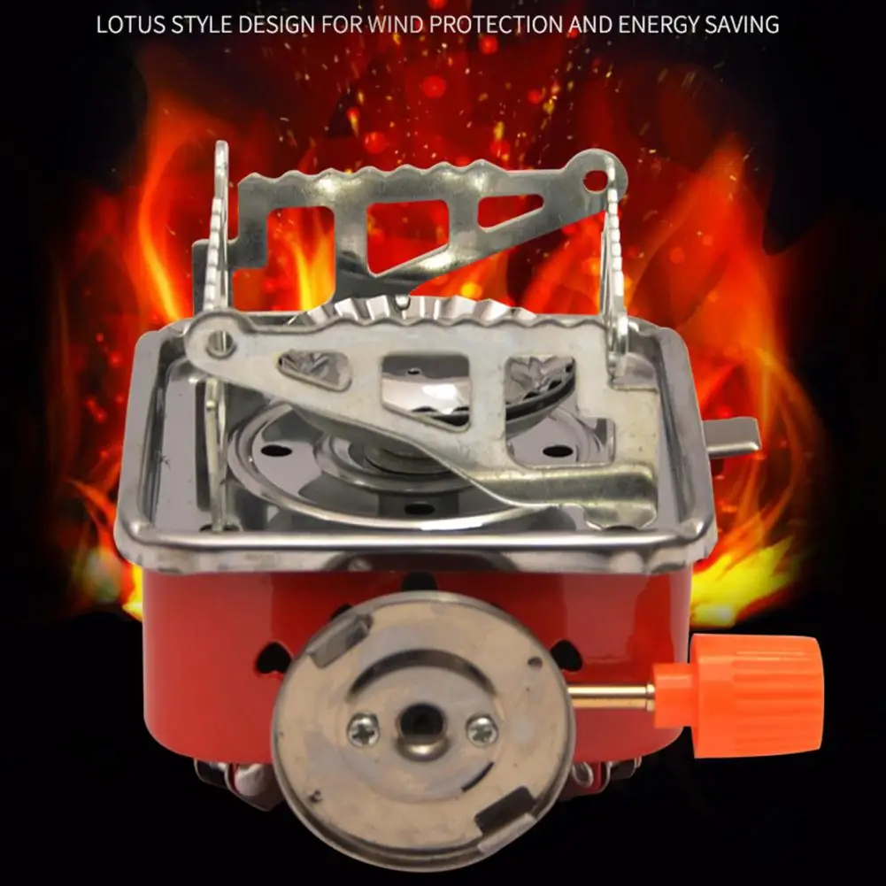

Square Useful Square Gas Stove Aluminum Alloy Outdoor Stove Reliable