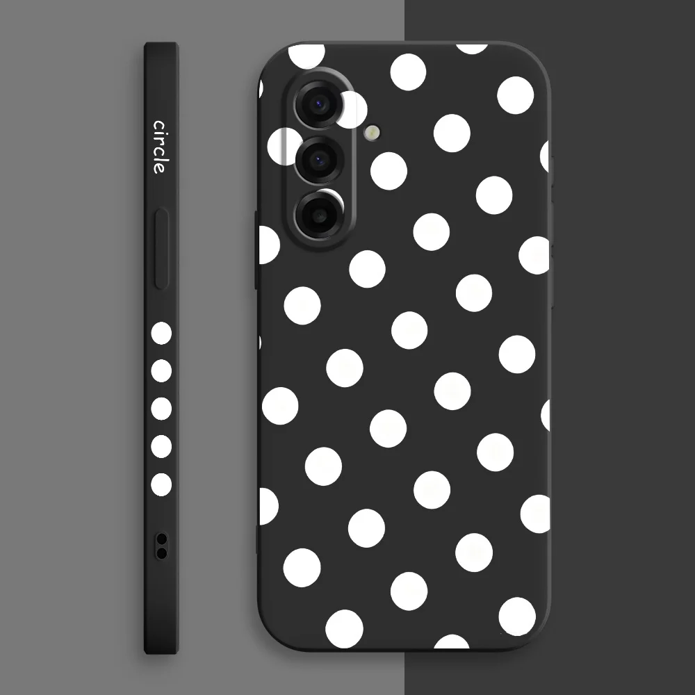 Фото Round Dot Phone Case For Samsung Galaxy A57 A37 A27 A17 A56 A36 A26 A16 A06 A55 A35 A25 A15 A05 A54 A34 A24 A14 Cover №2