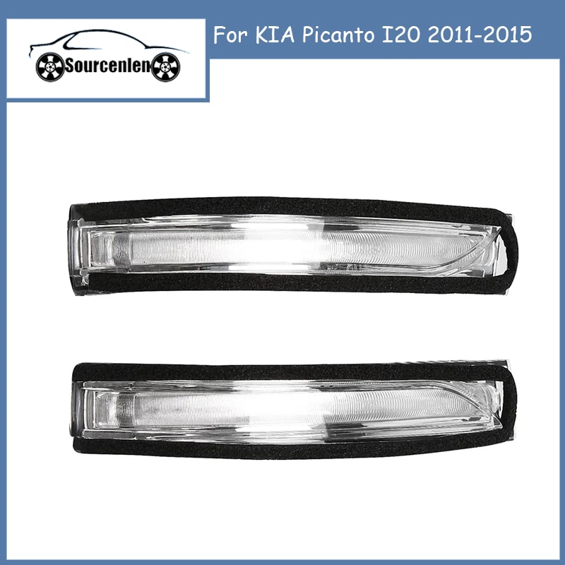 

Car Rearview Mirror LED Turn Signal Lamp for KIA Picanto I20 2011-2015 Outer Rear View Mirror Turn Light 87614-07003 87613-07003