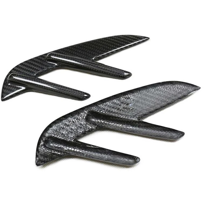 Фото MP Look Add on/Replacement Полностью настоящая сухая накладка на крыло из углеродного волокна для BMW M4 G82 G83 2021-ON Боковая воздушная жалюзи без логотипа №4