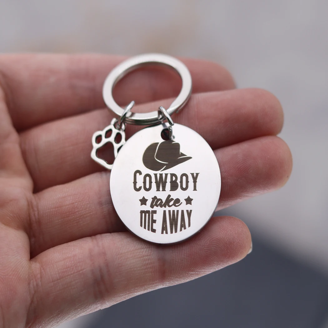 Брелок для ключей с надписью take ME AWAY