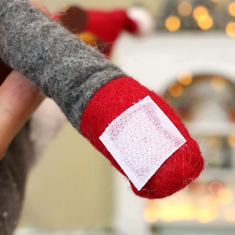 2 шт. рождественская пряжка для штор подхват Мистер и миссис Гном крючок застежка