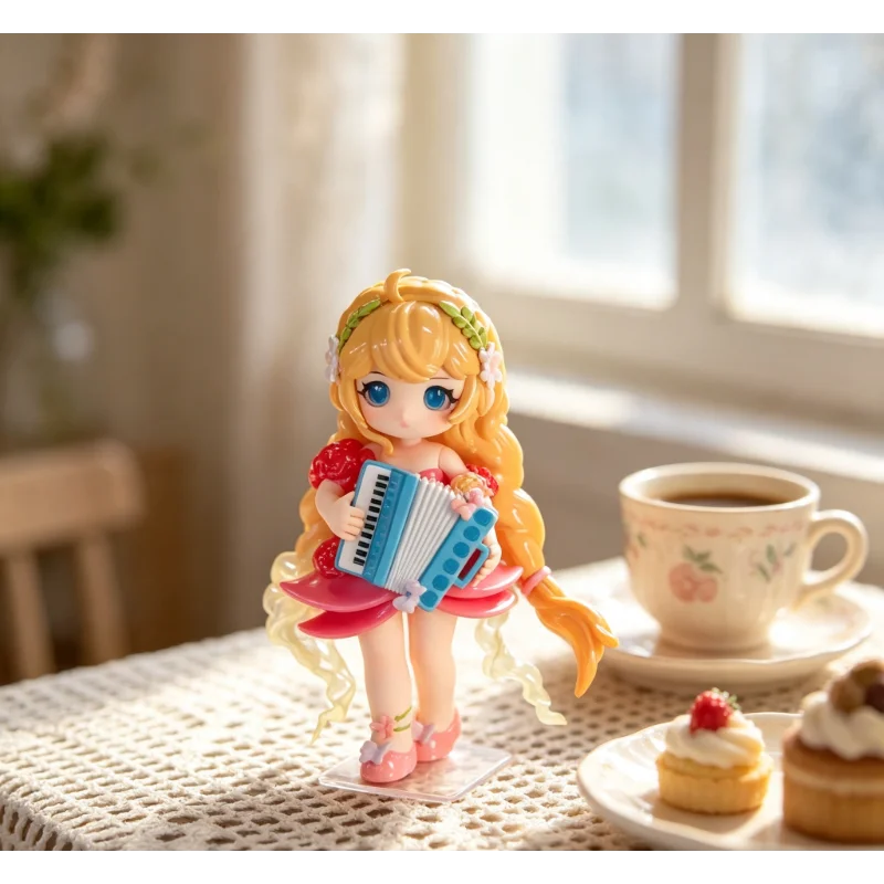 Фото Коллекционная фигурка Vivistar Blind Box: Серия Dream Orchestra Heartbeat Rhythm – Модная игрушка, декоративное украшение №1