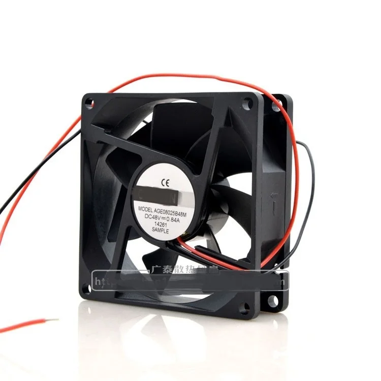 

New original AGE08025B48M DC48V 0.84A 8025 8CM inverter cooling fan