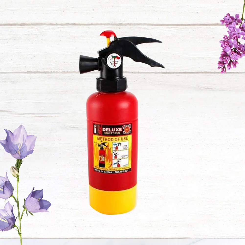 

1PC Funny Air Pressure Extinguisher Simulated Fire Control Toys Child Role-playing Fire Extinguisher Plastic Sprinkler