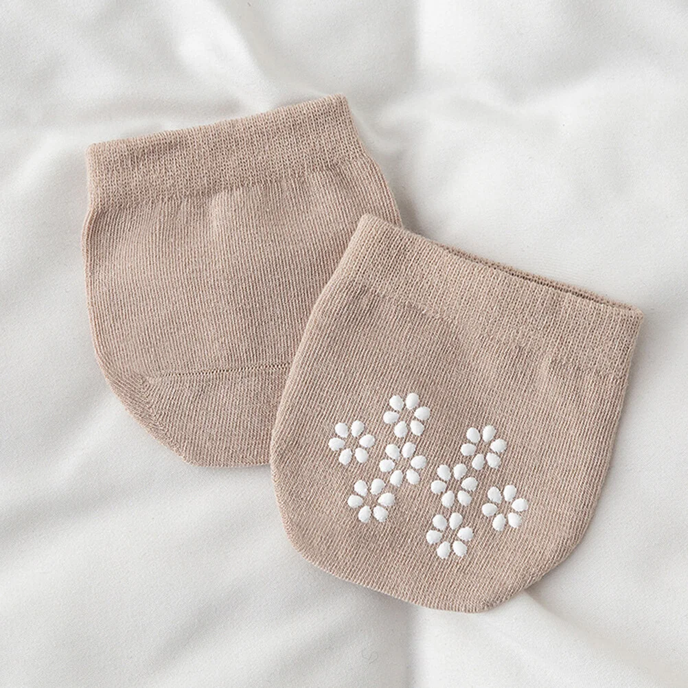 4 Pairs Jacket Anti-skid Socks Forefoot Women Half Slip Cotton Non Invisible Front Pad Show Palm