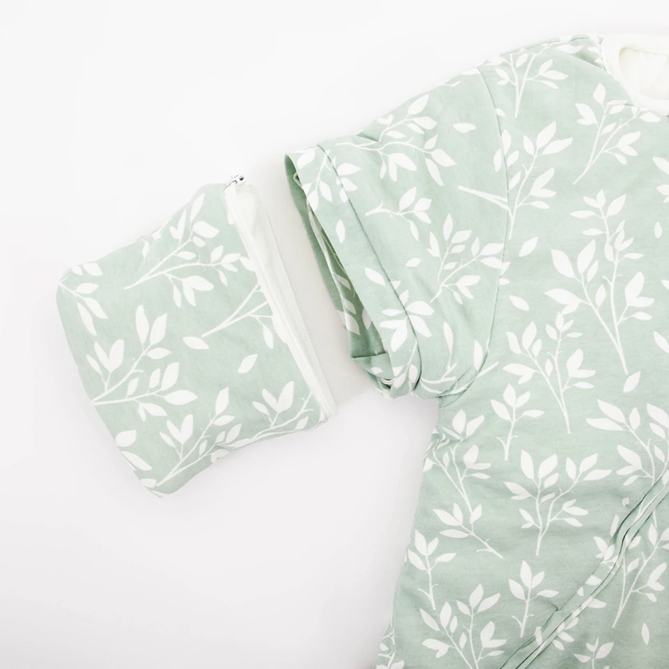 Фото Съемный спальный мешок Anti-Kick 3,5tog, 100% хлопок, сохраняющий тепло, мягкие съемные рукава, средство для сна с защитой от запутывания №4