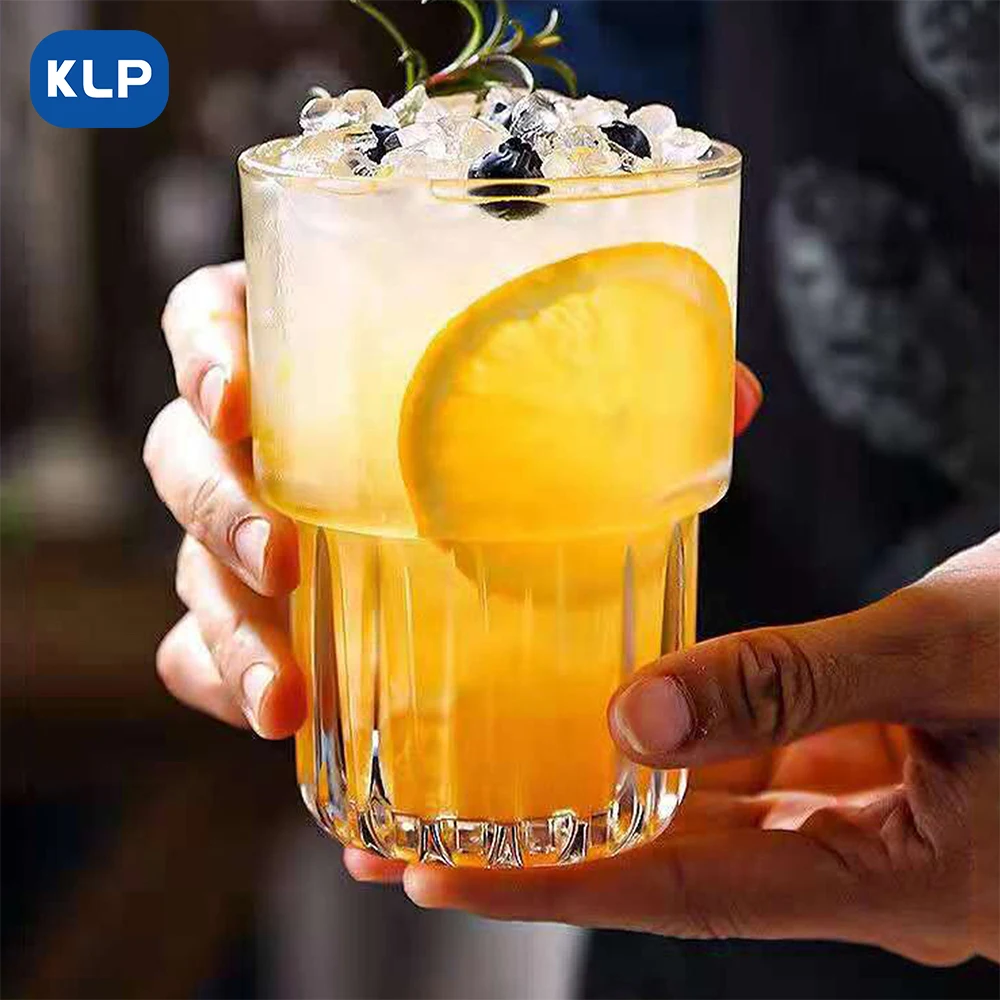 KLP Стеклянная Кофейная Чашка Простая Однотонная Для Молока Завтрака Домашнего