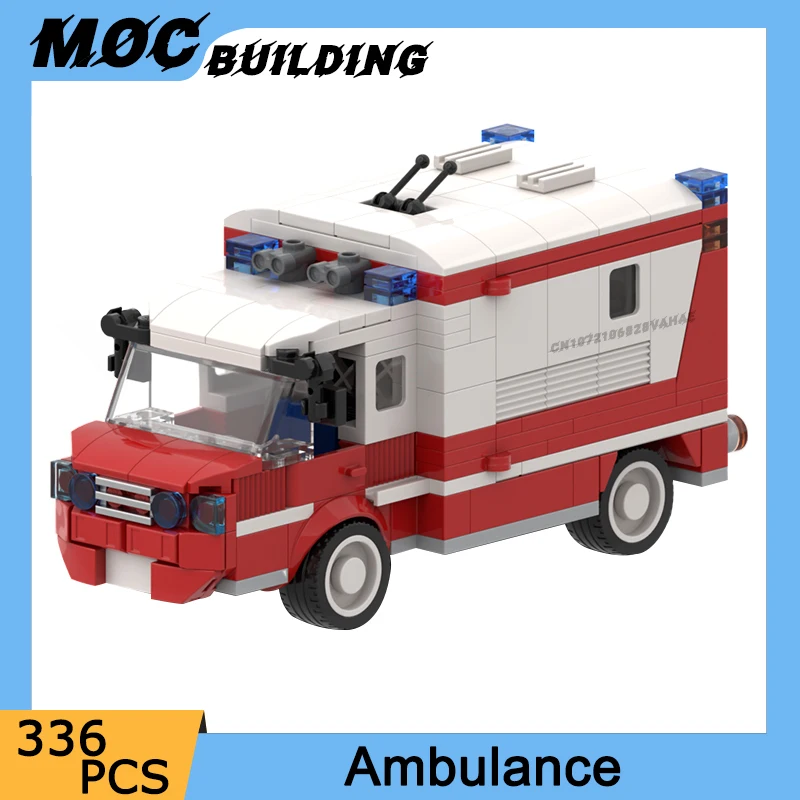 Конструктор MOC детский для мальчиков Детский конструктор скорой помощи