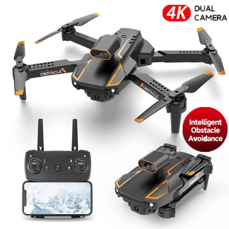 

4K Drone Professional Obstacle Avoidance Dual Camera Foldable RC Quadcopter Dron FPV 5G WIFI Remote Control Helicopter Toy