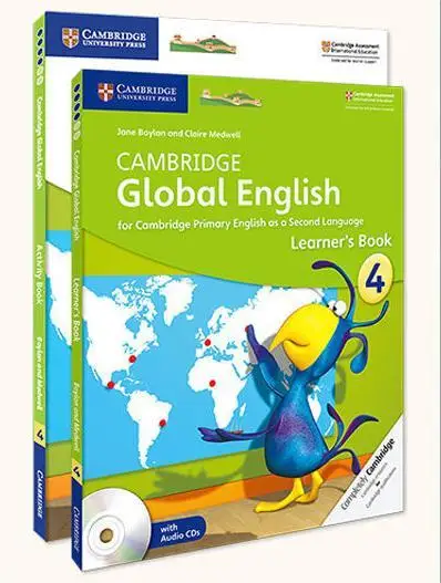 Global English Grade 1-9 Student Book Workbook Plus Audio Cambridge International Children's English Professional Education Book
