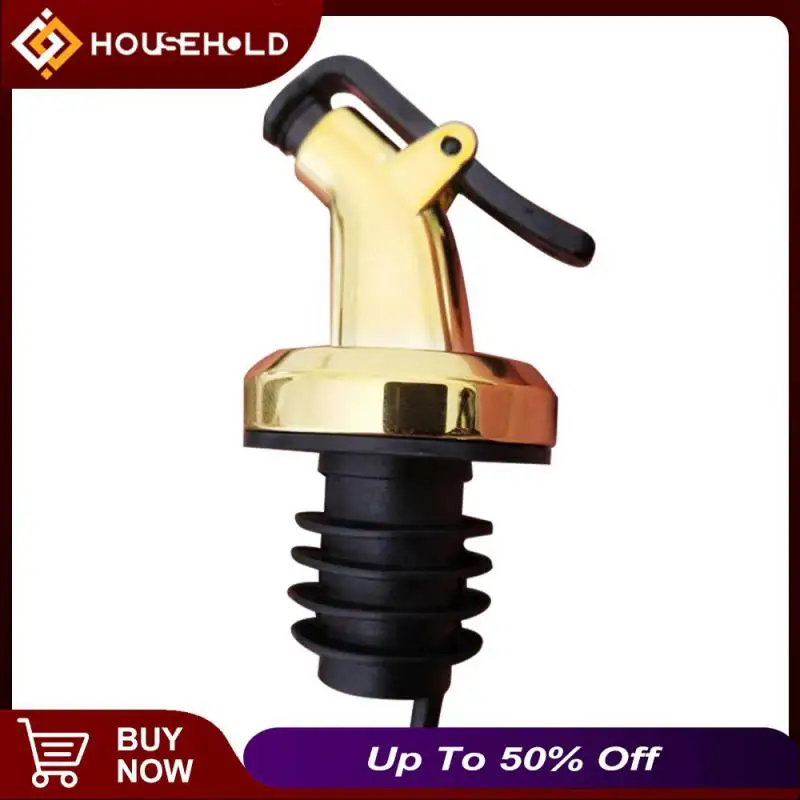 

2/4/6PCS Sauce Nozzle Liquor Nozzle Dispenser Food Grade Rubber Dispenser Sprayer Bottle Mouth Leak-proof Lock Wine Pourer