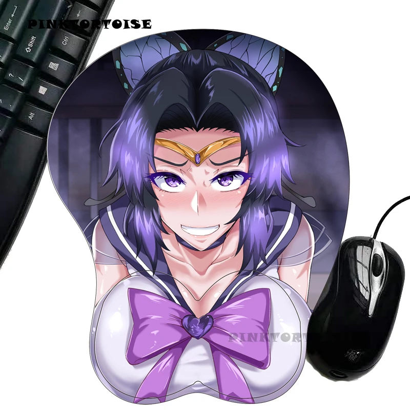 

PINKTORTOISE Kochou Shinobu Anime mousepad environmental Silicon anime 3d mousepad laptop Mice Pad Ergonomic MousePad mat