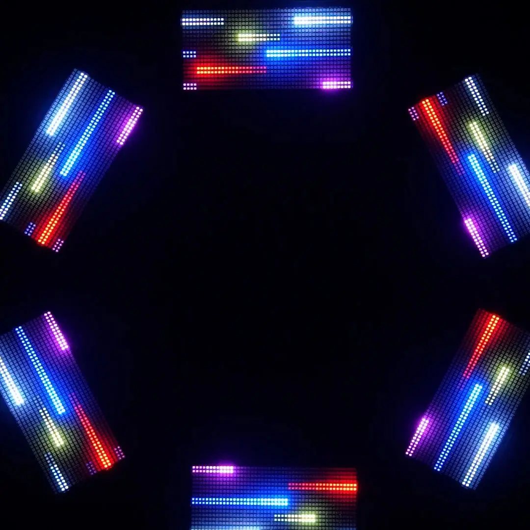 Фото Светодиодный 120 зон, стробоскоп RGB, 3 в 1, 200 Вт, мытье освещения, DMX512, концертный клуб, патирий, аудитория, ночной клуб №5