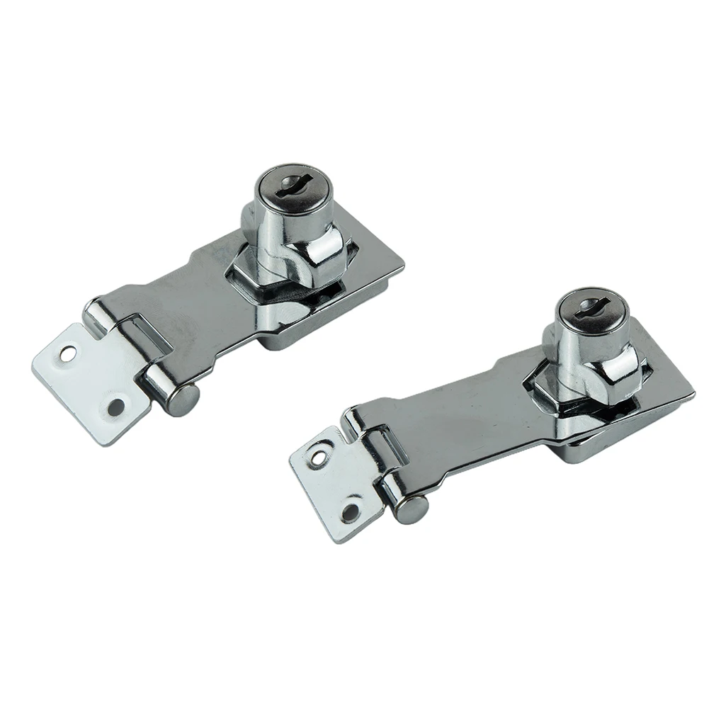 

Durable Locking Hasp Padlock Zinc Alloy 1 PCS 2.5\"/3\"/4\" Cupboard Shed Garage Lock Hasp Heavy Duty Locking Iron