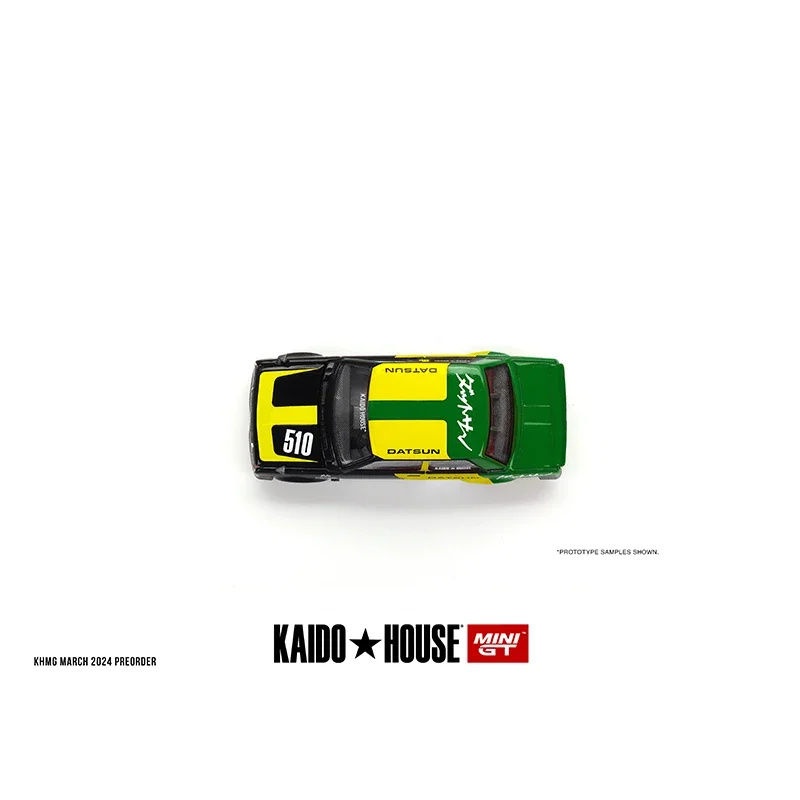 В наличии 1:64 MINIGT KHMG131 Datsun Street 510 Racing V2 с открывающимся капюшоном литая под