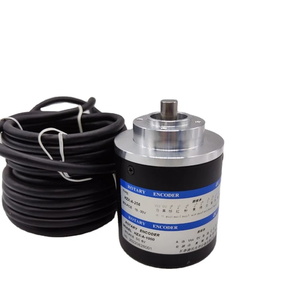 

Composite encoder absolute encoder 256ppr 8 bit grey code and incremental encoder 1000ppr textile steamer machine dual output