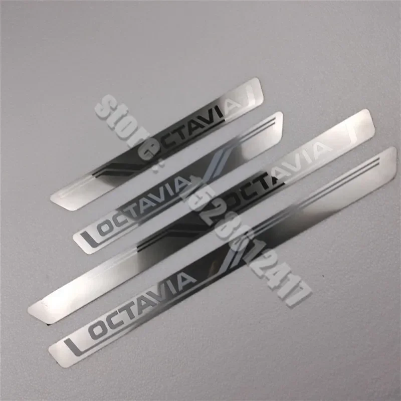 Автомобильные аксессуары для Skoda Octavia a7 a9 2015- 2020 Накладка на порог защитная