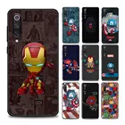 Чехол из мягкого силикона с изображением героев Marvel Железный человек-паук Капитан Америка Xiaomi для Mi 9 9T Pro SE Mi 10T 10S MiA2 Lite CC9 Pro Note 10 Pro