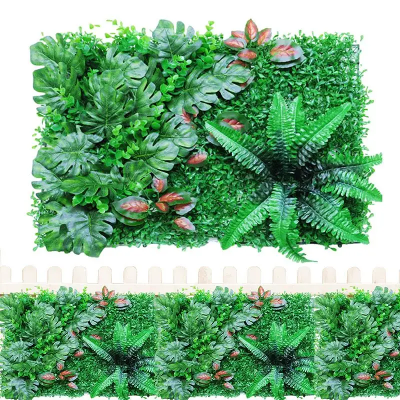 

Artificial Plants Walls Foliage Hedge Grass Mat Boxwood Hedge Greenery Green Decor For Hotels Living Wall Decor Fake Plants