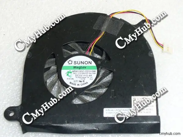 Для Dell Inspiron 17R N7010 охлаждающий вентилятор MF60100V1-C010-G99 0RKVVP 4LUM9FAWI00