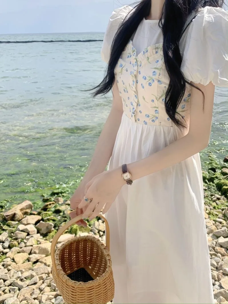 Нет. Семейная Женская одежда летнее милое платье из двух предметов в стиле