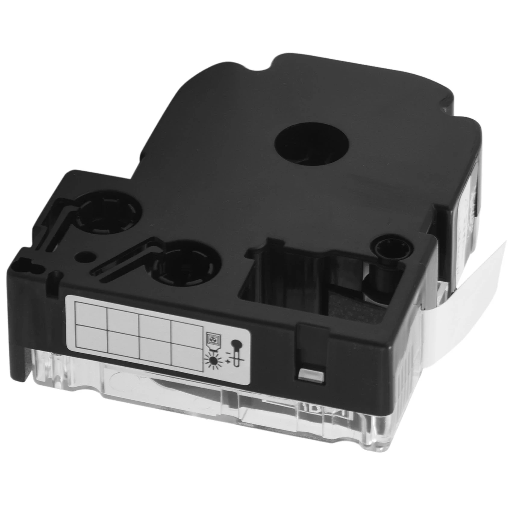 Фото N36R-6Pcs 12 мм лента для этикеток черного цвета на белом фоне для принтеров Epson/Kingjim №2