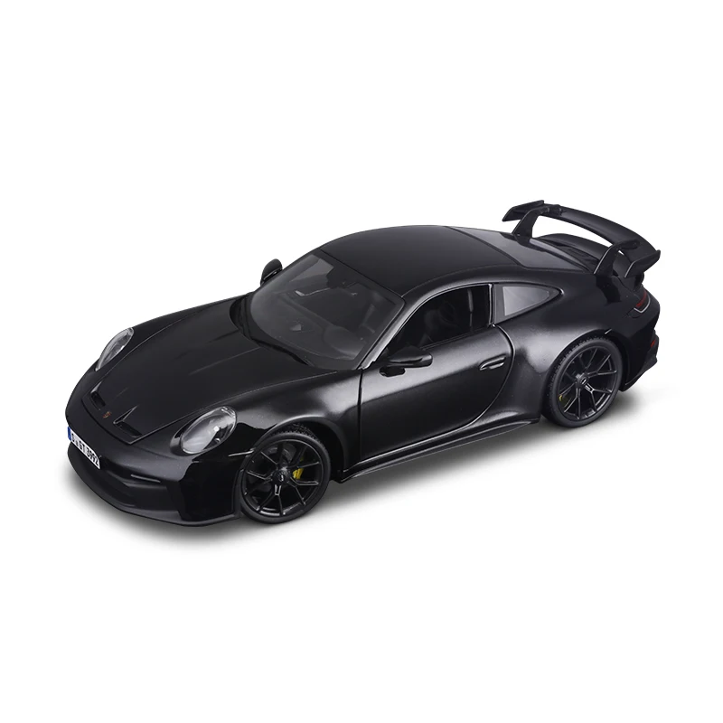 

Maisto 1:18 2022 Porsche 911 GT3 Black Sports Car Static Die Cast Vehicles Collectible Model Car Toys