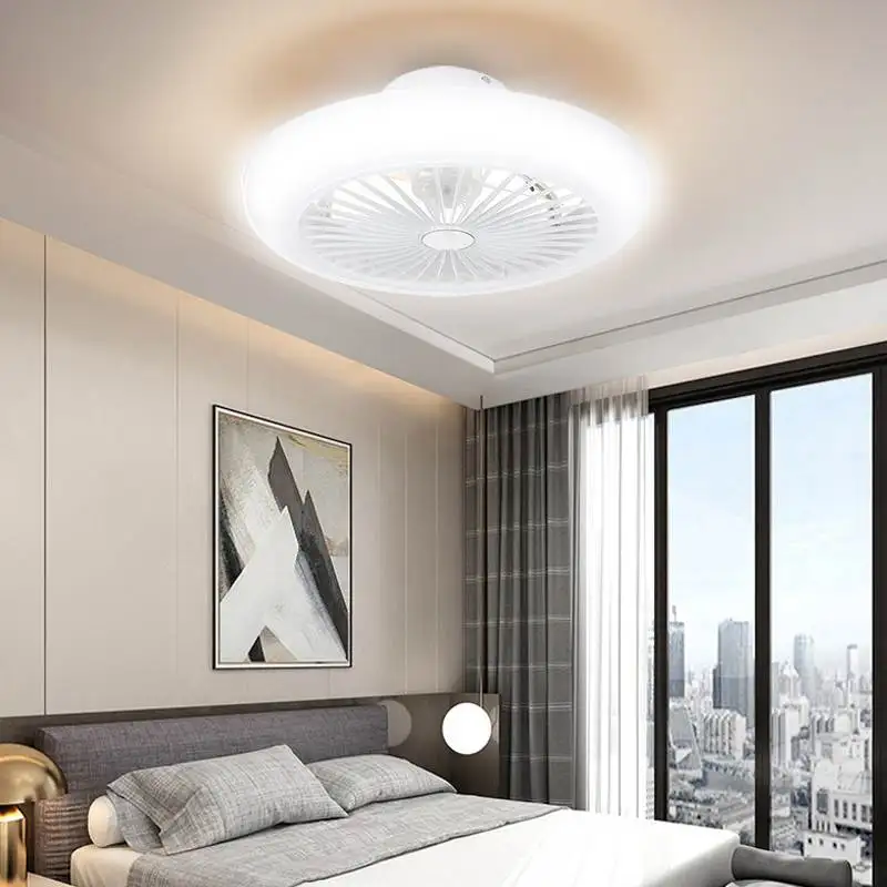 Ceiling Fan with Lights Remote Control 220V Electric fan Electrfor Bedroom Living Room Fan Lamps Adjust Wind Speed Light Dimming