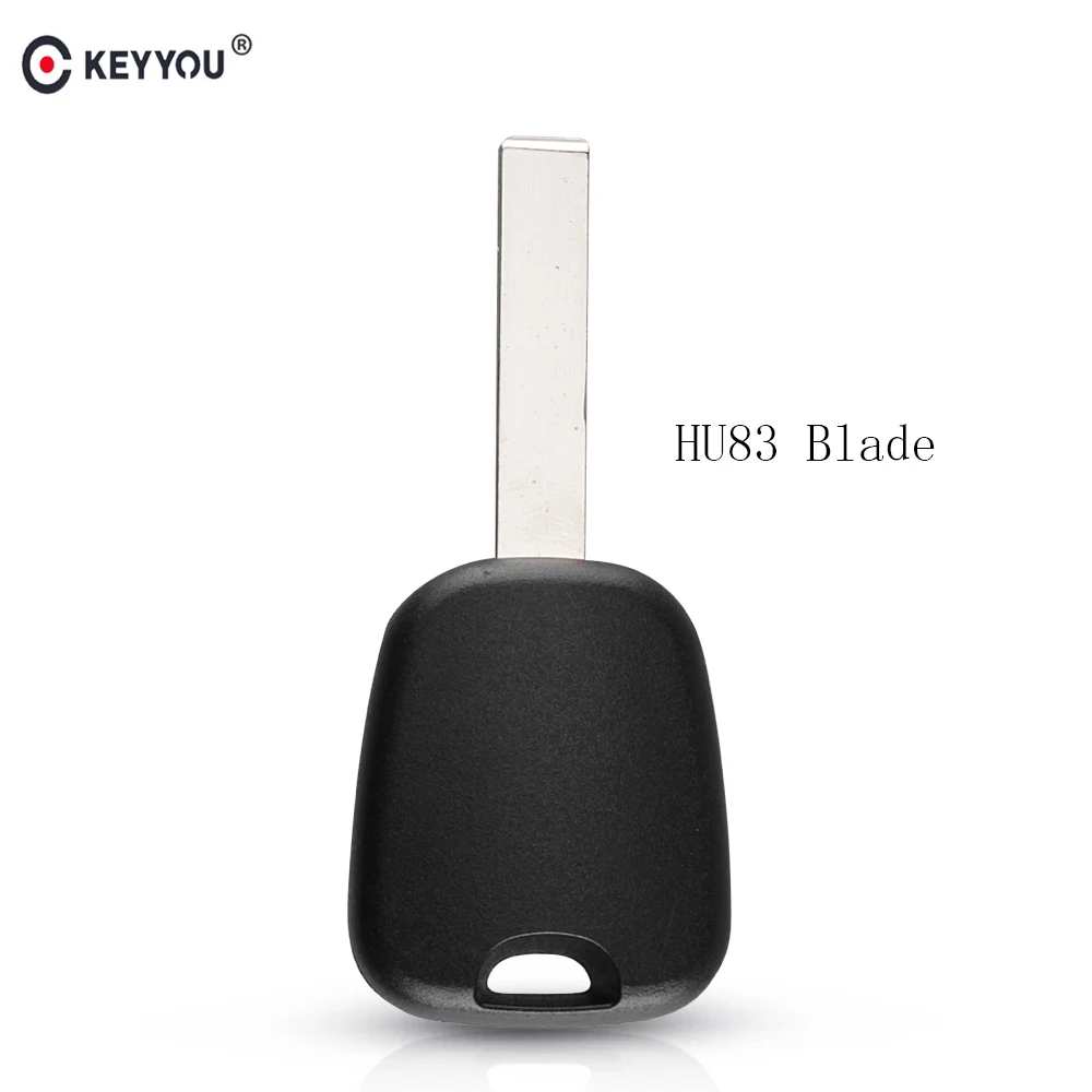 

KEYYOU Uncut HU83, транспондер с пустым лезвием, чехол для автомобильного ключа, Сменный Чехол для Peugeot, для Citroen C2