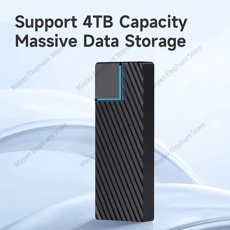 Новый корпус Hagibis USB 4.0 40 Гбит/с M.2 NVMe SSD совместимый с внешним жестким диском Thunderbolt