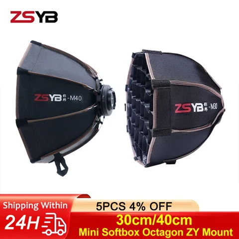 ZSYB 30 см/40 см мини-софтбокс восьмиугольный ZY аксессуары для зонта ZHIYUN