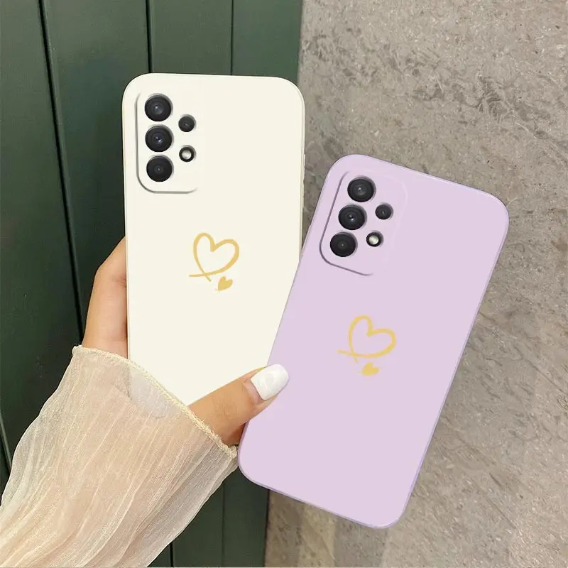 Gemini Love Phone Case For Samsung A54 A34 A24 A14 A73 A53 A33 A23 A13 A03 A03S A04 A04S A72 A52 A52S A32 A22 A12 A71 A51 4G 5G