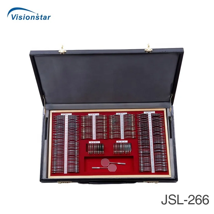 Китайская оптовая цена завода оптометрия 266 шт. набор пробных линз