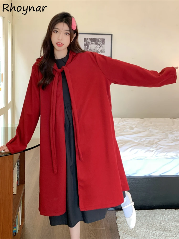 

Женское длинное Удлиненное пальто с капюшоном, трапециевидного силуэта, в стиле ретро