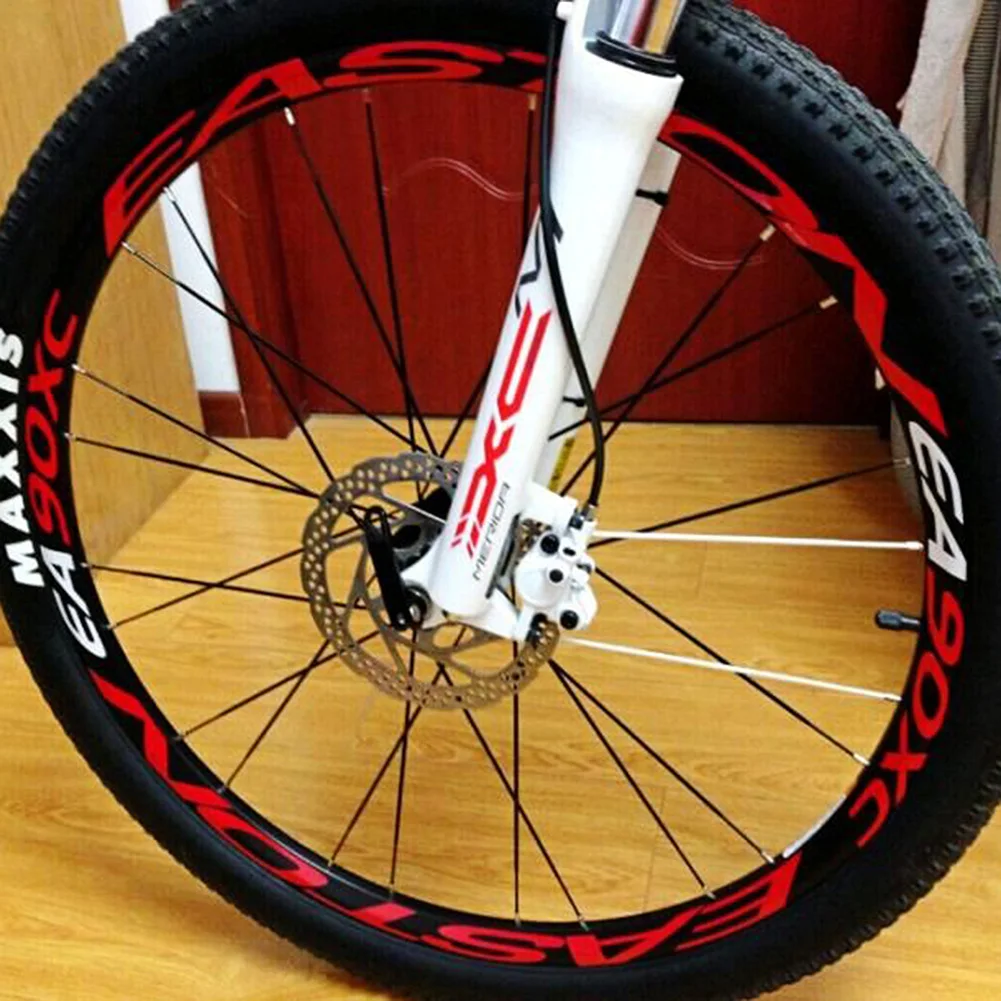 

1 Side Multicolor Bike Wheel Rims Reflective Stickers Decals Cycling Safe Protector 26/27.5inch Wheel MTB Bike Accessories