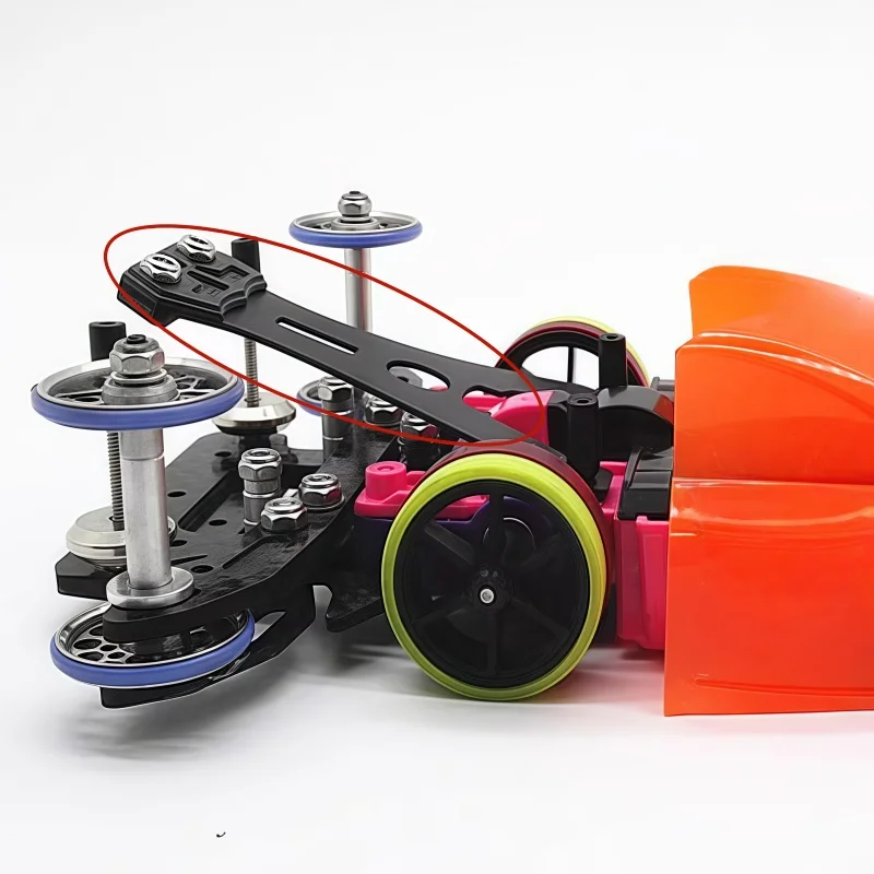 Фото 1-4 шт. Набор задних амортизаторов для Tamiya Mini 4WD (MS/MSL/FMA/VZ) с карбоновыми несущими элементами, для самостоятельной сборки №3