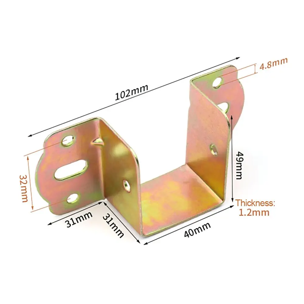 4 шт. U-образные петли для крепления кровати
