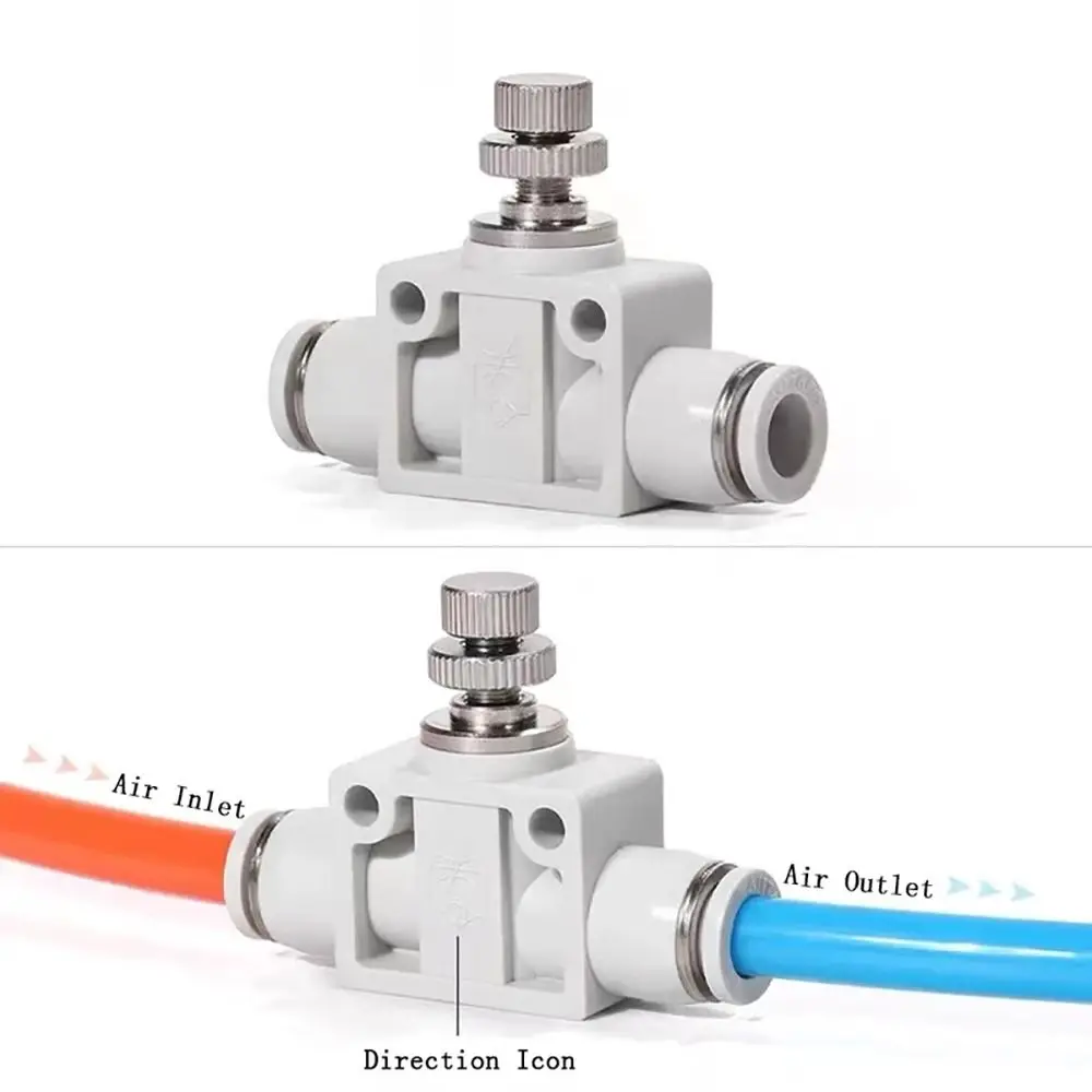 1 шт. пневматический дроссельный клапан SA-4/6/8/10/12 мм пластиковый разъем для