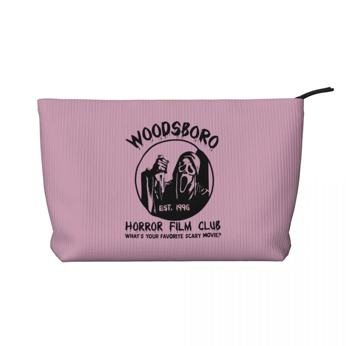 Woodsboro Horror Film Club Вельветовая дорожная косметичка Сумка для хранения макияжа