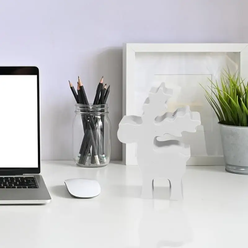 Рождественский лось силиконовая форма для свечей ручная работа ремесло из смолы