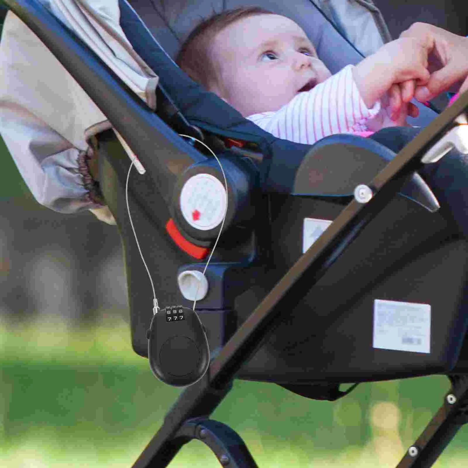 Стальной трос тросовый замок защита сноуборда коляска велосипед скутер лыжные