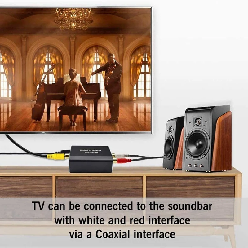 Цифро-аналоговый аудиоконвертер коаксиальный оптический адаптер с разъемом 3 5