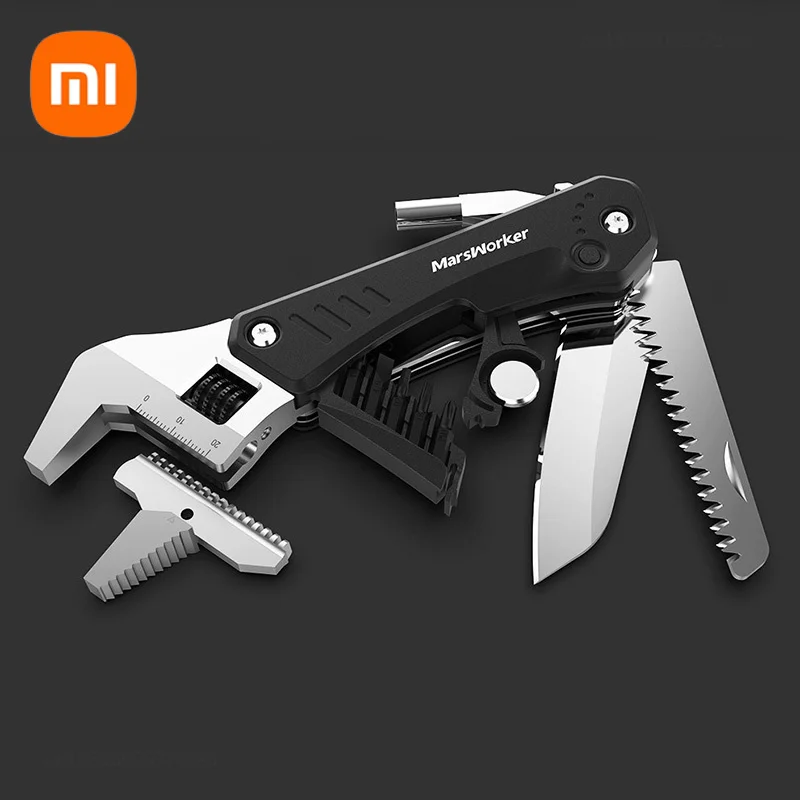 Ручной инструмент Xiaomi Marsworker, многофункциональный гаечный ключ, нож, плоскогубцы из нержавеющей стали, резак для проволоки, инструмент для кемпинга, нож, гаечный ключ