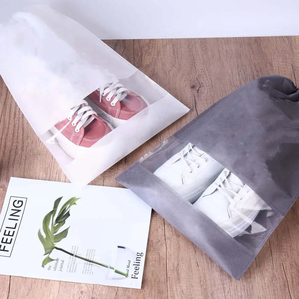 

Shoes Pocket shoes Classified drawstring Shoes bag Dustproof bag Shoes Tote portable shoes bag shoes bag Bag Classified
