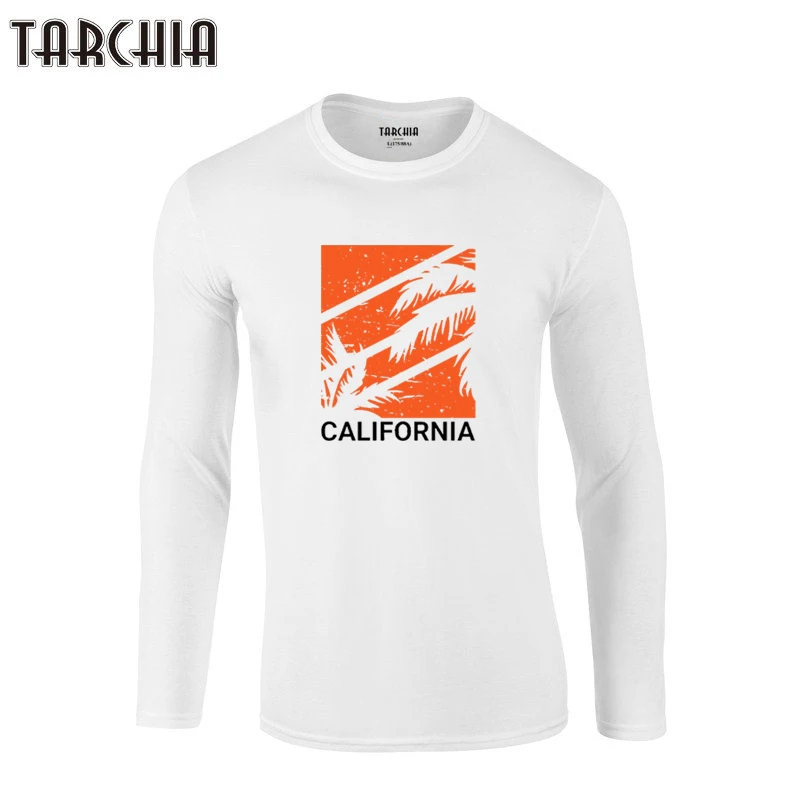 TARCHIA 2021 Новые футболки брендовая одежда Калифорния Мужская трендовая Мода